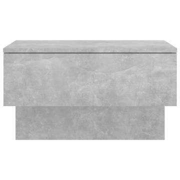 Wall-mounted Bedside Cabinets - 2 pcs Concrete Grey | Hipomarket