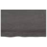 Bathroom Countertop Dark Brown Solid Wood | HipoMarket