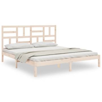 Solid Wood Bed Frame 180x200 cm - Super King Size