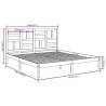 Solid Wood Bed Frame 180x200 cm - Super King Size