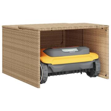 Robot Mower Garage Beige - Durable & Weather-Resistant