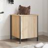 Storage Bench Sonoma Oak 40x42.5x50 cm Engineered Wood Colour sonoma oak Size 40 x 42.5 x 50 cm 