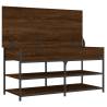 Shoe Bench Brown Oak 100x42.5 cm - Sturdy & Stylish Storage