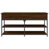 Shoe Bench Brown Oak 100x42.5 cm - Sturdy & Stylish Storage