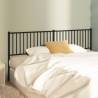 Metal Headboard Black 200 cm Colour black Size 200 cm Quantity in Package 1 