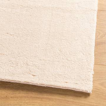 HUARTE Soft Beige Rug 60x110 cm - Washable & Non-slip