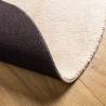 HUARTE Beige Short Pile Washable Rug Ø 160 cm for Home