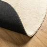 Soft Washable Cream Rug HUARTE Ø 100 cm - Stylish & Durable