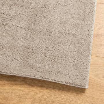 Soft Washable Rug HUARTE Sand 80x200 cm - Cozy & Stylish