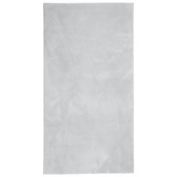 HUARTE Soft Washable Grey Rug 60x110 cm - Cozy & Modern Design