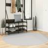 Rug HUARTE Short Pile Soft and Washable Grey Ø 160 cm Colour grey Size Ø 160 cm 