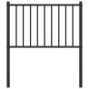 Metal Headboard Black 80 cm | Stylish & Sturdy Design