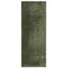 HUARTE Short Pile Soft Washable Rug - Forest Green 80x200 cm