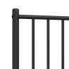 Metal Headboard Black 80 cm | Stylish & Sturdy Design