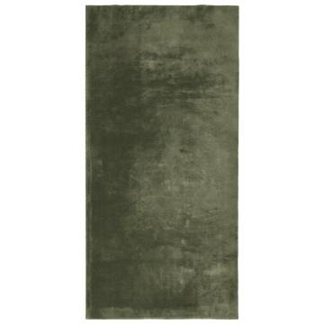 HUARTE Soft Washable Rug | Forest Green 100x200 cm