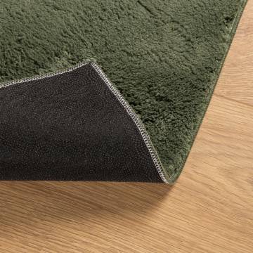 HUARTE Soft Washable Rug | Forest Green 100x200 cm