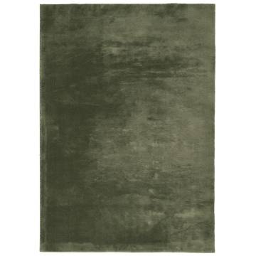 HUARTE Forest Green Rug 200x280 cm - Soft & Washable