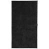 HUARTE Soft Washable Black Rug 80x150 cm - Cozy & Durable