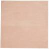 HUARTE Short Pile Washable Blush Rug - 160x160 cm