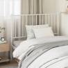 Metal Headboard White 107 cm Colour white Size 107 cm Quantity in Package 1 