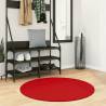 Rug HUARTE Short Pile Soft and Washable Red Ø 100 cm Colour red Size Ø 100 cm 