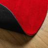 Soft & Washable Red Rug HUARTE | Ø 100 cm for Home Decor