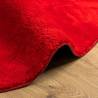 Soft & Washable Red Rug HUARTE | Ø 100 cm for Home Decor