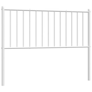 Stylish Metal Headboard White 107 cm | Hipo Market