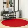 Rug HUARTE Short Pile Soft and Washable Red Ø 160 cm Colour red Size Ø 160 cm 