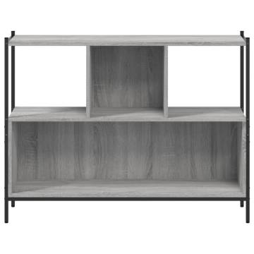 Bookcase Grey Sonoma 102x28x77.5 cm - Stylish Storage Solution