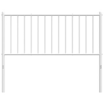 Stylish Metal Headboard White 107 cm | Hipo Market