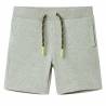 Kids' Shorts with Drawstring Light Khaki Melange 128 Colour khaki Size 128 (7-8y) 