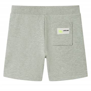 Kids' Shorts with Drawstring - Light Khaki Melange 128