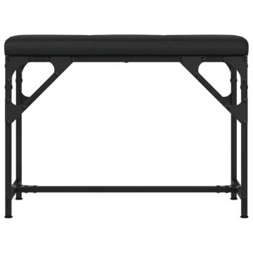 Stylish Dining Bench in Black - 62x32x45 cm | HipoMarket