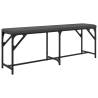 Dining Bench Dark Grey 124x32x45 cm | Stylish & Comfortable