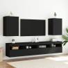 TV Wall Cabinet Black - Space-Saving & Stylish 40.5x30x60 cm