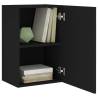 TV Wall Cabinet Black - Space-Saving & Stylish 40.5x30x60 cm