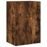 Stylish Smoked Oak TV Wall Cabinets - Set of 2 | HipoMarket