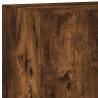 Stylish Smoked Oak TV Wall Cabinets - Set of 2 | HipoMarket