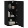 Stylish Black TV Wall Cabinet - Space Saving & Versatile