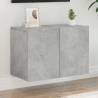 TV Cabinet Wall-mounted Concrete Grey 60x30x41 cm Colour concrete grey Quantity in Package 1 Width 60 cm 