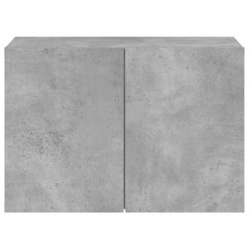 TV Cabinet Wall-Mounted Concrete Grey - Stylish & Functional