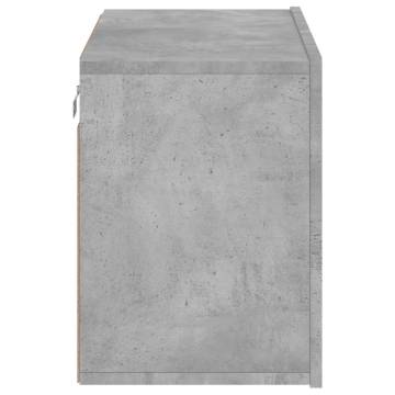 TV Cabinet Wall-Mounted Concrete Grey - Stylish & Functional