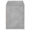 TV Cabinet Wall-Mounted Concrete Grey - Stylish & Functional