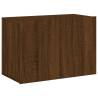 Stylish Brown Oak Wall-mounted TV Cabinet | HipoMarket