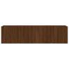 Stylish Wall-mounted TV Cabinets - Brown Oak - 80x30x41 cm