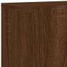 Stylish Wall-mounted TV Cabinets - Brown Oak - 80x30x41 cm