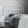 Stylish White Metal Headboard 107 cm - Hipomarket