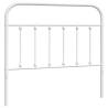 Stylish White Metal Headboard 107 cm - Hipomarket