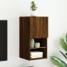 TV Cabinet with LED Lights Brown Oak 30.5x30x60 cm Colour brown oak Quantity in Package 1 Height 60 cm Width 30.5 cm 